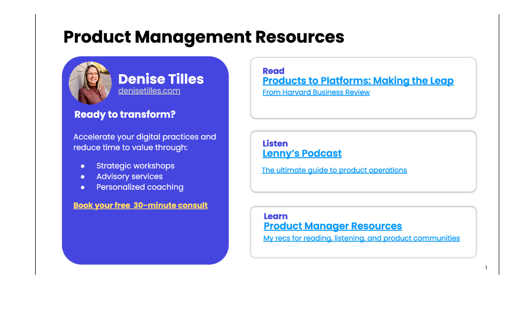 5. Additional Resources from Denise Tilles thumbnail